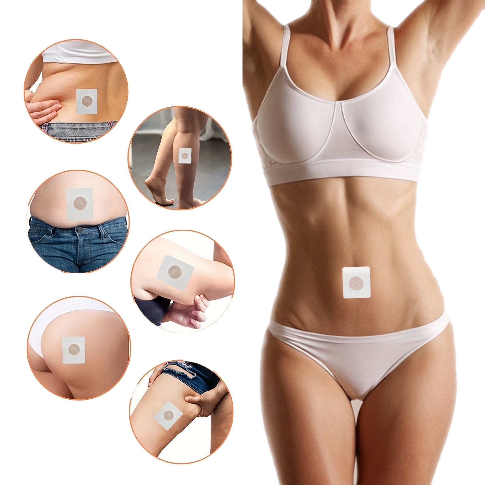 Navel Belly Button Patch Slimming Patch Abdomen Magnetic weight loss Detox Sticker