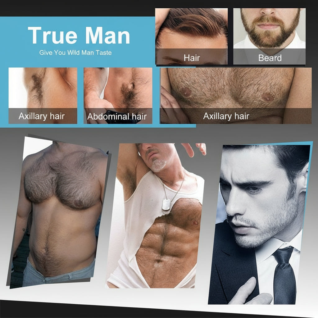 Beard Growth Liquid Beard Care Set
