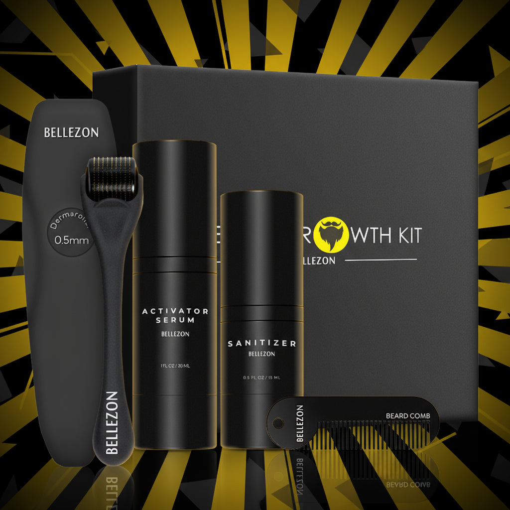 Beard Growth Liquid Beard Care Set